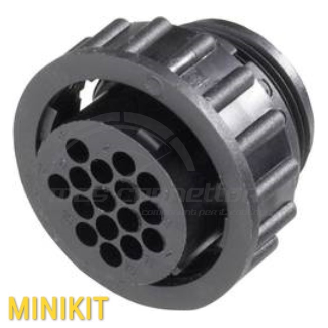 kit connettore tyco serie CPC - 16 vie p.f. volante taglia 17