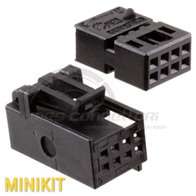 kit Connettore tyco serie mqs - 8 vie p.f.