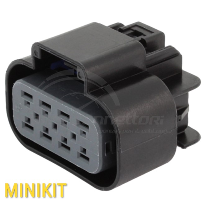 kit connettore delphi gt serie 280 - 8 vie p.f.