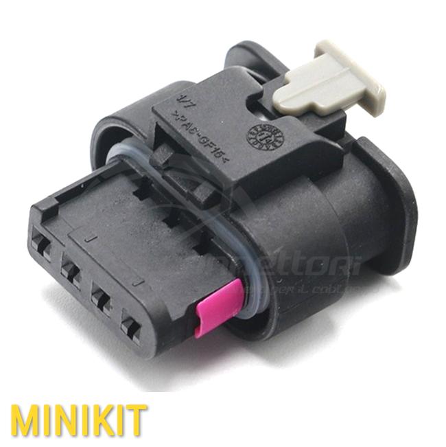 kit connettore tyco serie MCON 1.2 - 4 vie p.f. con CPA