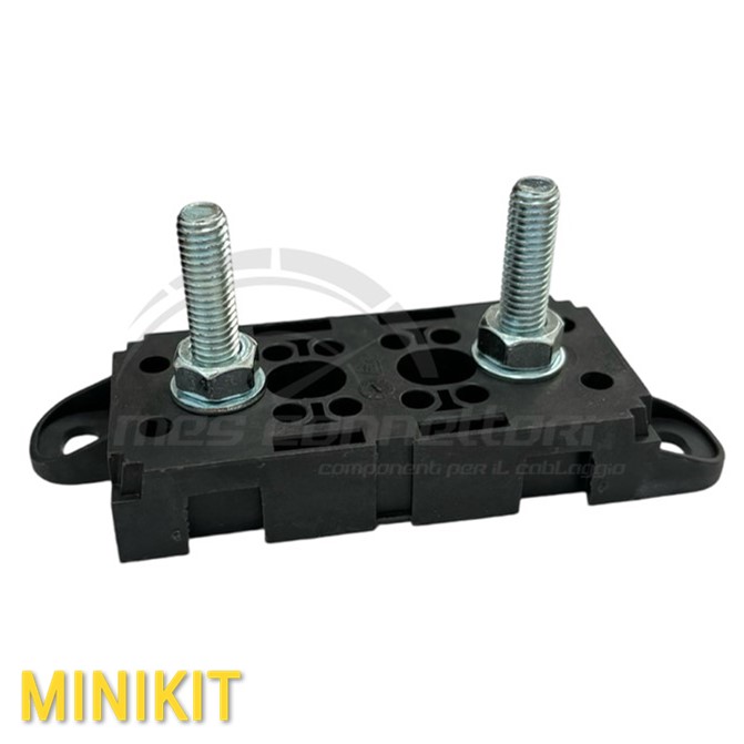 kit portafusibili mega con perni M8 con asole