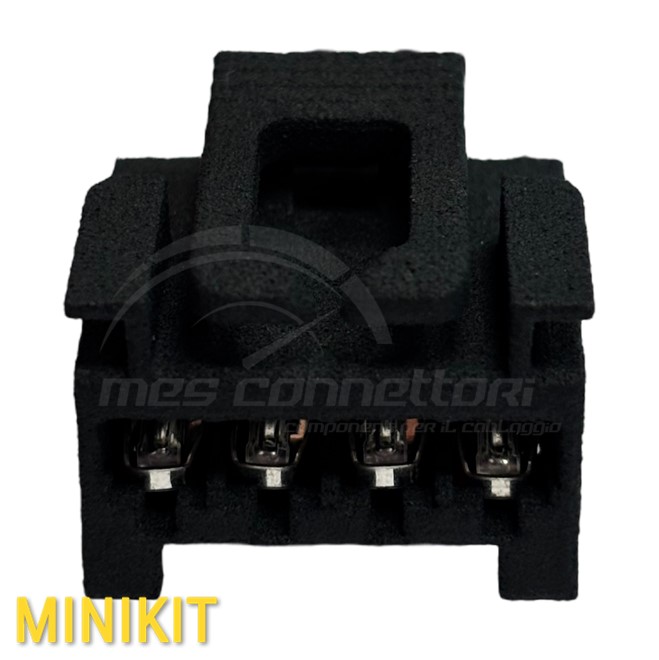 kit connettore molex HSG - 4 vie p.f. dritto per fanali posteriori