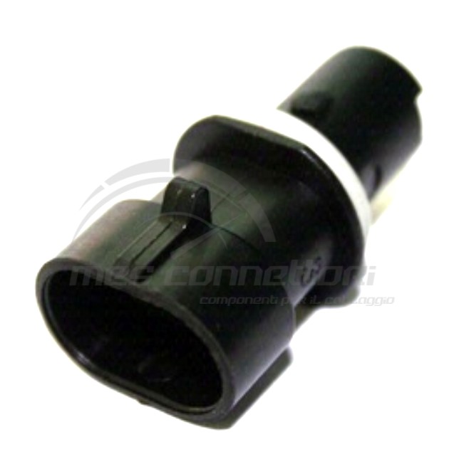 connettore portalampade tuttovetro - 2 vie p.f. con connettore super-seal