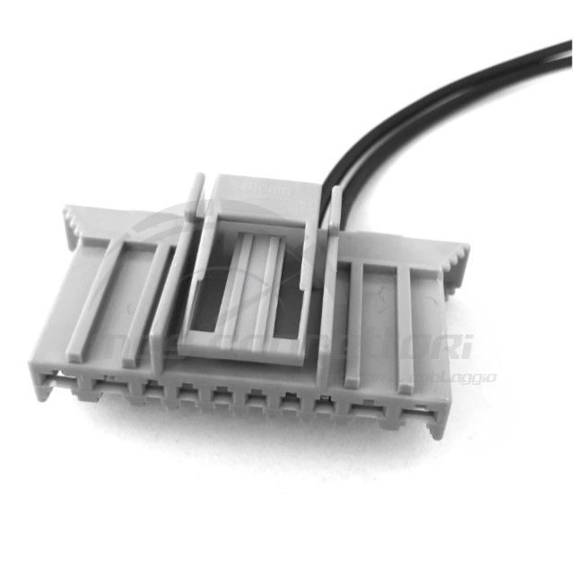 connettore cablato fci serie Sicma 1.5-2.8 - 10 vie p.f. grigio pluton (2 CAVETTI)