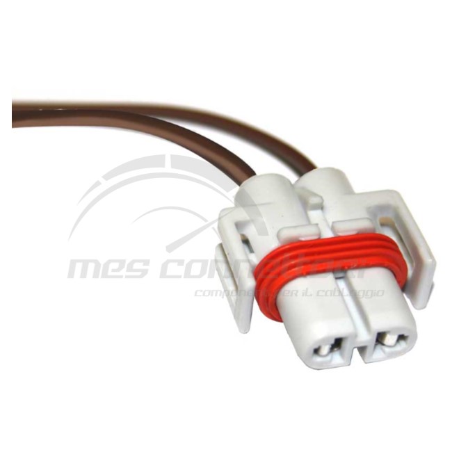 connettore cablato portalampade - 2 vie p.f. per H9