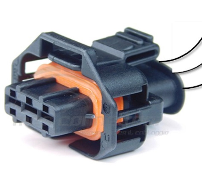 connettore cablato BOSCH COMPACT serie 1a - 3 vie p.f.