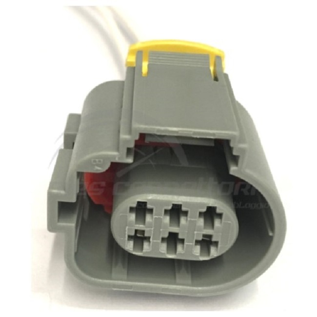 connettore cablato tyco serie micro timer - 2 vie p.f. grigio (4 vie cieche)