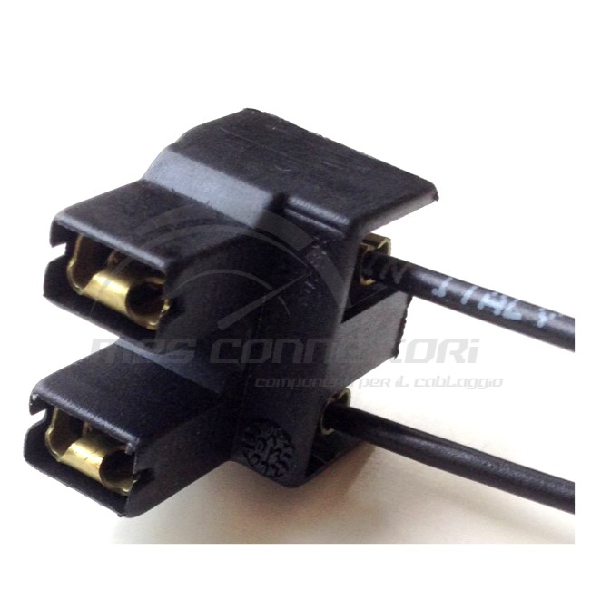 connettore cablato portalampade 2 vie p.f. per H7