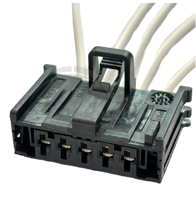 connettore cablato molex HSG 2.8 - 5 vie p.f. Nero