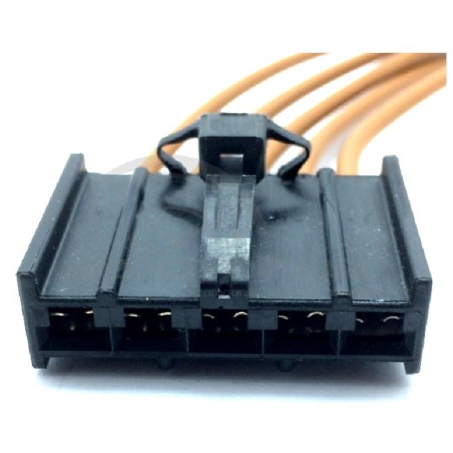 connettore cablato Molex serie HSG - 5 vie p.f. nero
