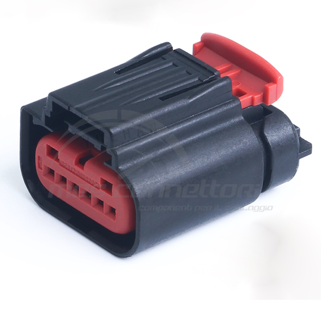 connettore cablato tyco debimetro serie GET - 6 vie p.f. (6 vie aperte)