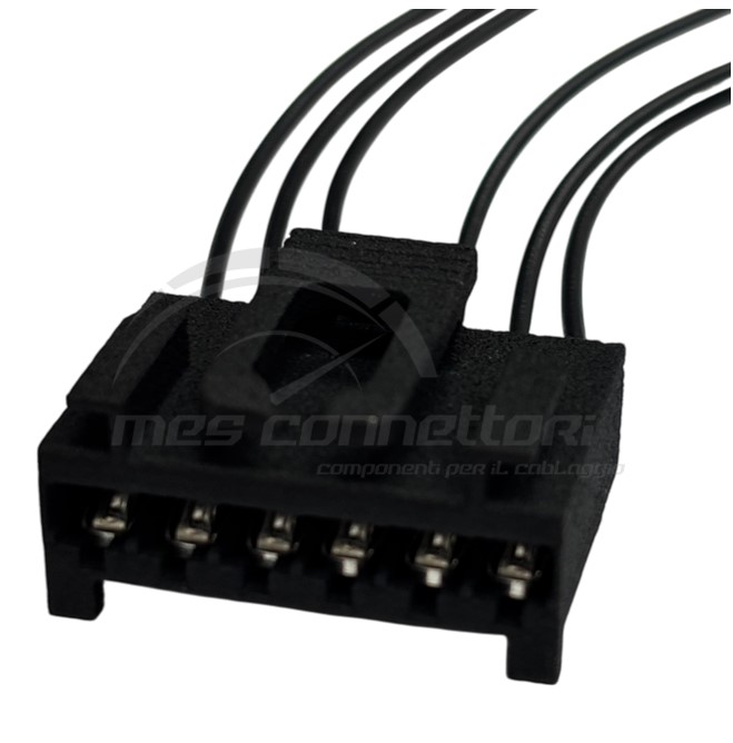 connettore cablato MOLEX SERIE HSG - 6 vie p.f. dritto per fanali posteriori