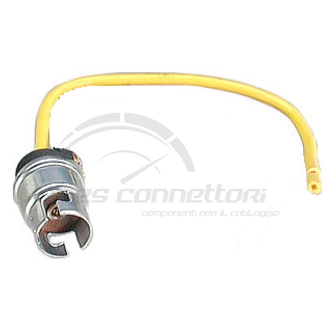 connettore cablato portalampade - 1 via p.f. per innesto Ba9s