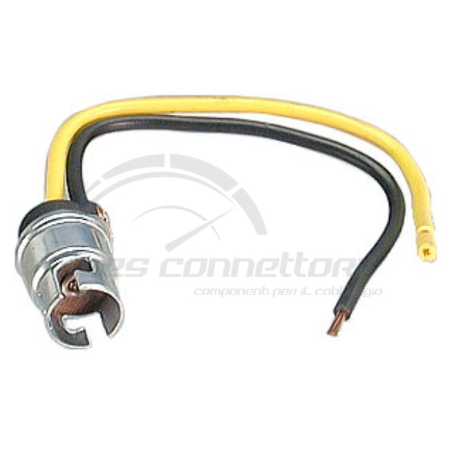 connettore cablato portalampade - 2 vie p.f. per innesto Ba9s