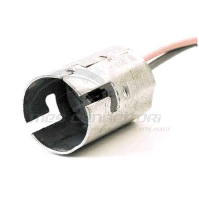 connettore cablato portalampade - 2 vie p.f. per  12V-21W BA15s
