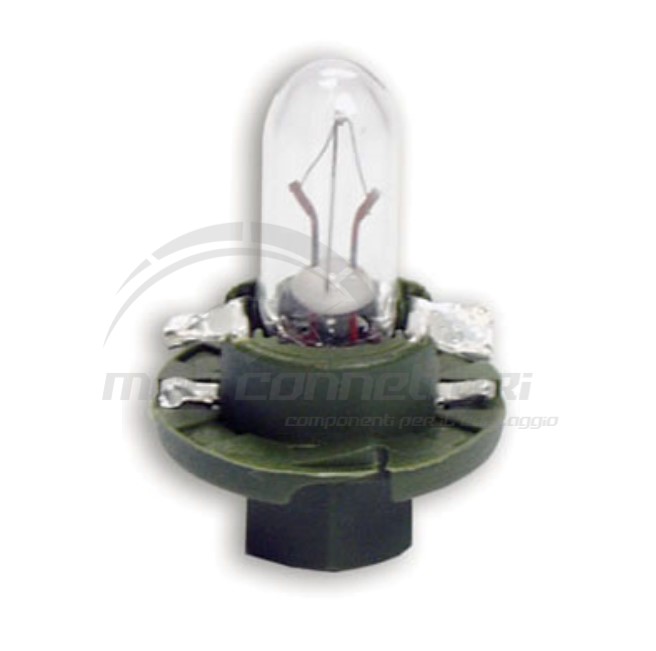 lampada cruscotto 12V  1,3W   verde scuro