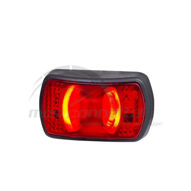 luce led rossa posteriore ingombro ridotto 12/24volt