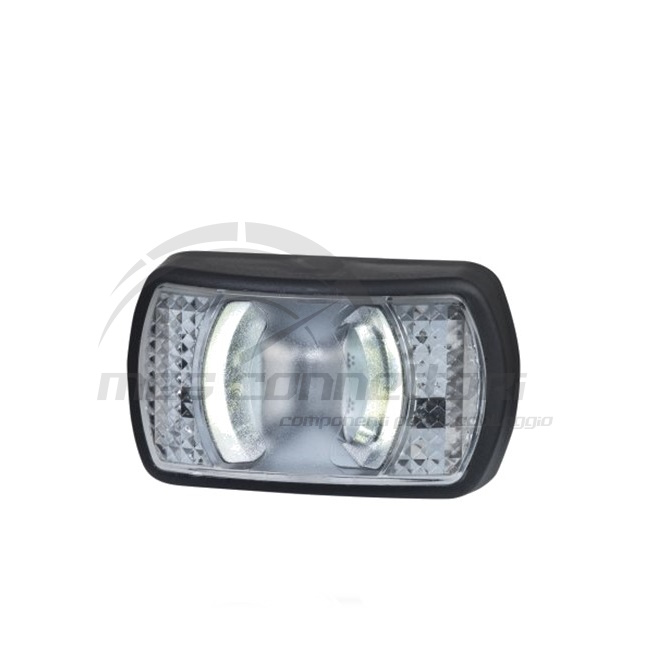 luce led bianca anteriore ingombro ridotto 12/24volt