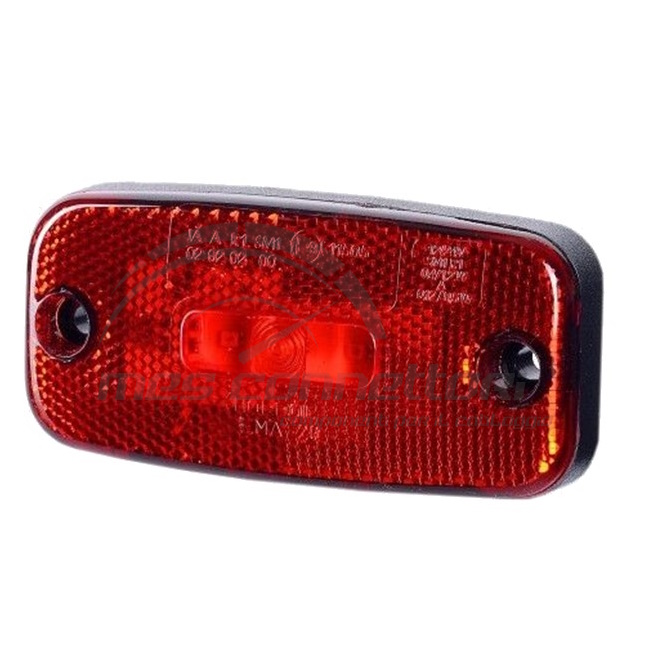luce led posteriore rosso 12-24 volt tipo Hella