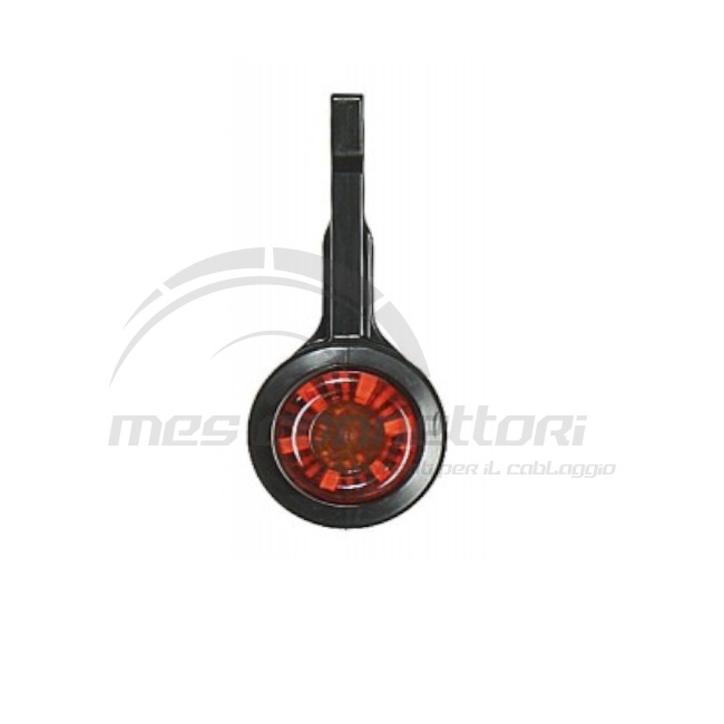 luce led posteriore b/r rotonda base piana 12-24volt