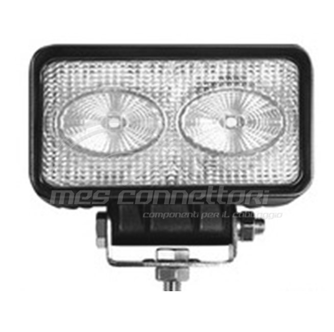 faro lavoro 2 led rettangolare 10-30v 20w-1400LM