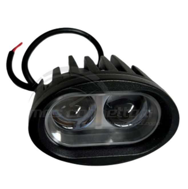 faro lavoro spot blu per carrelli 10-80v