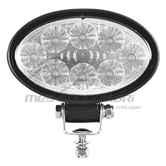 faro lavoro ovale 8 led 24watt  10-30volt  FLOOD