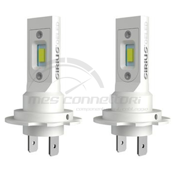 kit headlight led sirius h7 12v 6000k chip hlg - base regolabile