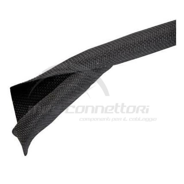 guaina self closing in tessuto diametro 10mm nera