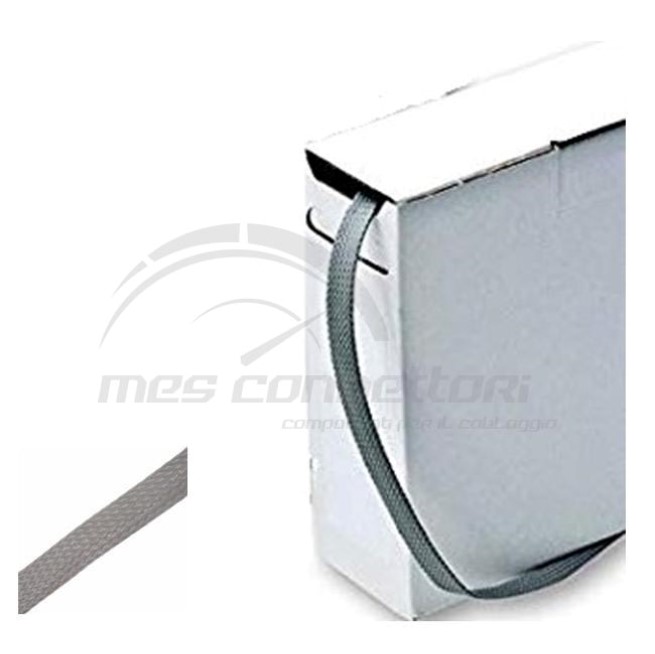 calza trecciata espandibile d. 4 grigia in box (16 mt)