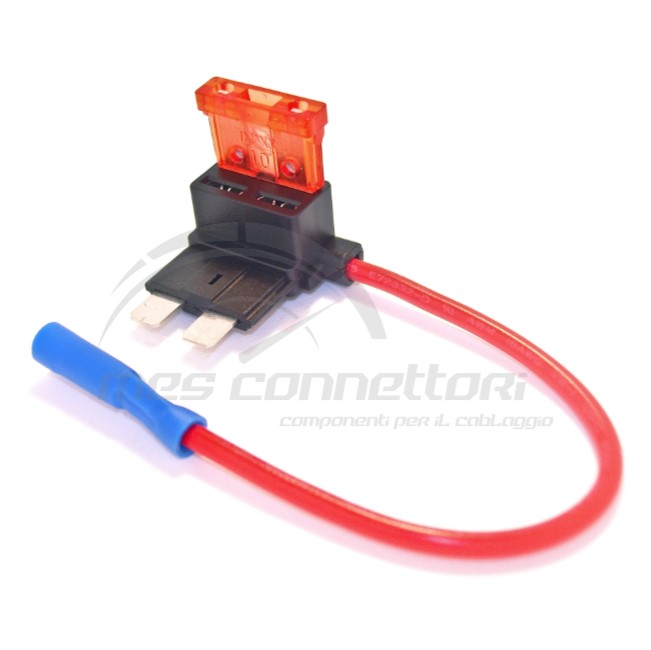 portafusibile con derivazione per UNI