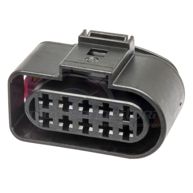 connettore FEP serie FKG 2.8 - 10 vie p.f. fila doppia