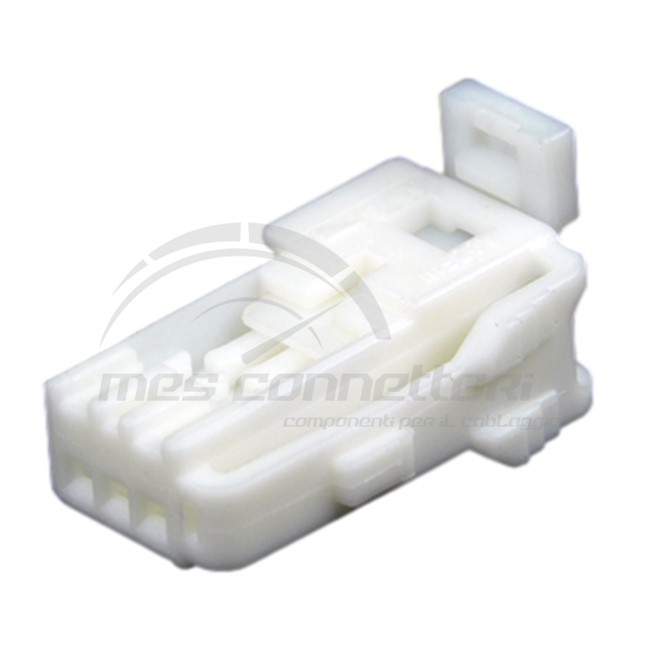 connettore Yazaki serie 91 tipo A 0.8 mm (030) - 3 vie P.F. bianco