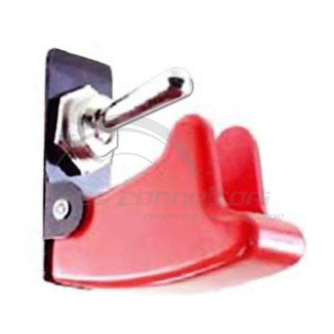 protezione rossa interruttore a levetta