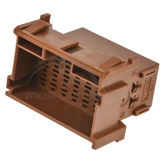connettore tyco serie jpt 2.8 - 21 vie p.m. marrone