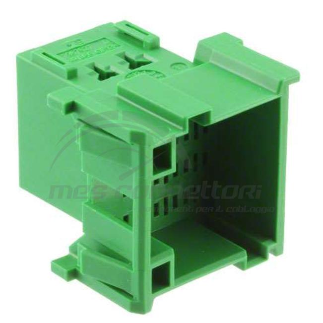connettore tyco serie JPT 2.8 - 12 vie p.m. VERDE