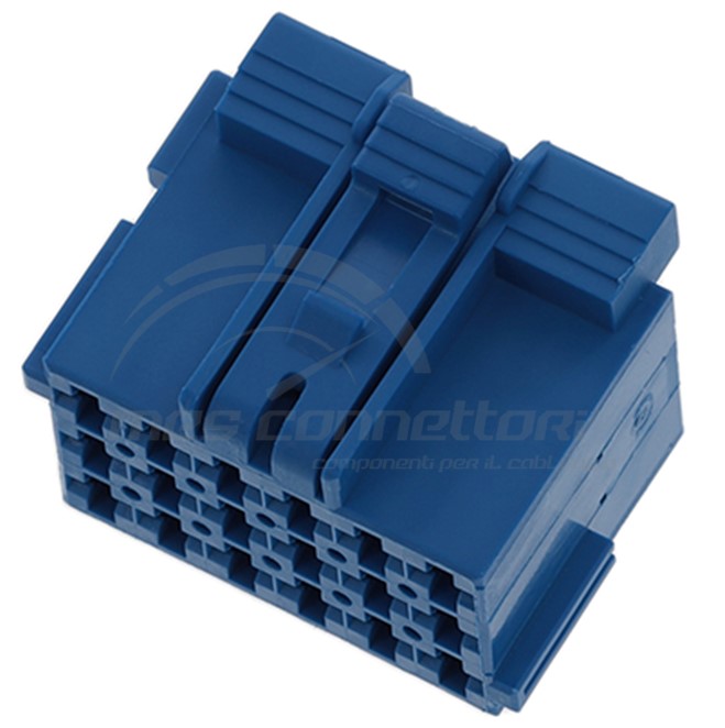 connettore tyco serie jpt 2.8 - 18 vie p.f. BLU