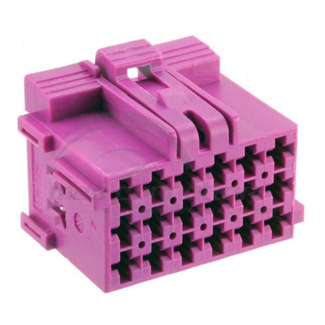 connettore tyco serie JPT 2.8 - 18 vie p.f. viola