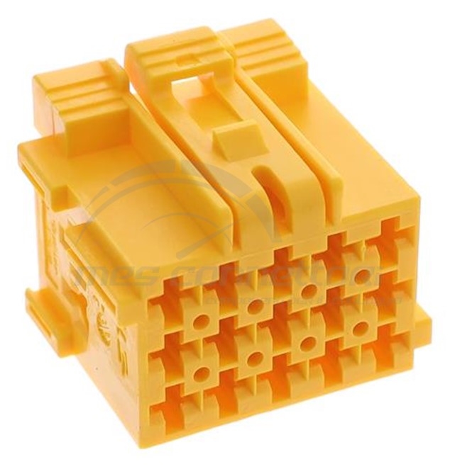 connettore tyco serie jpt 2.8 - 15 vie p.f. giallo