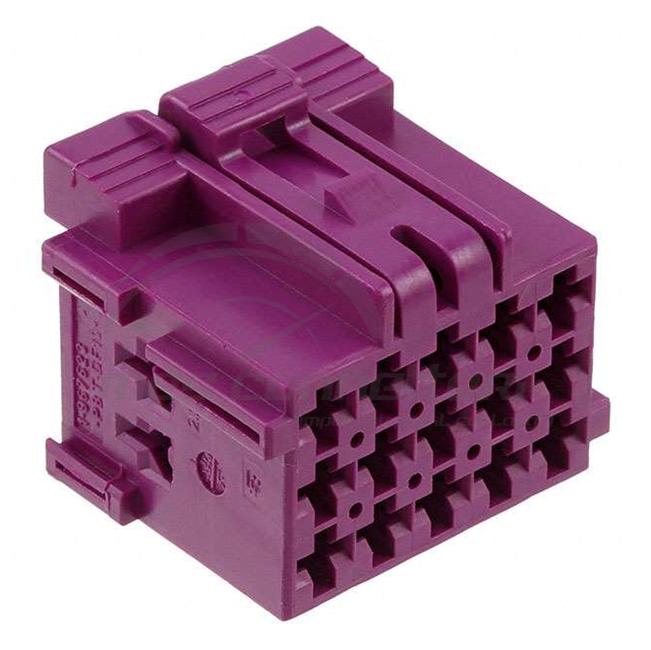 connettore tyco serie JPT 2.8 - 15 vie p.f. viola