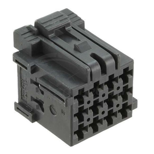 connettore tyco serie JPT 2.8 - 12 vie p.f. grigio