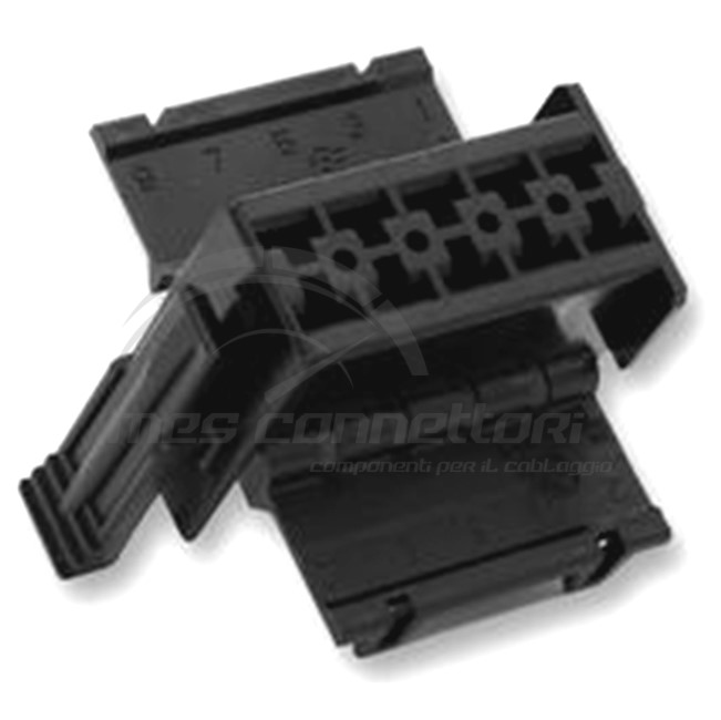 connettore tyco serie S-timer - 10 vie p.f. nero