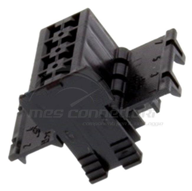 connettore tyco serie S-timer - 8 vie p.f. nero