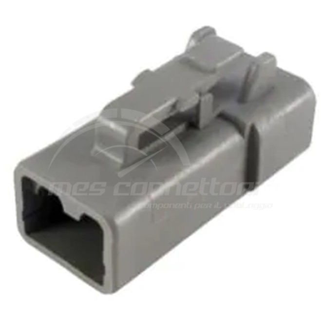 Connettore Deutsch serie DTP - 2 vie p.f. grigio volante