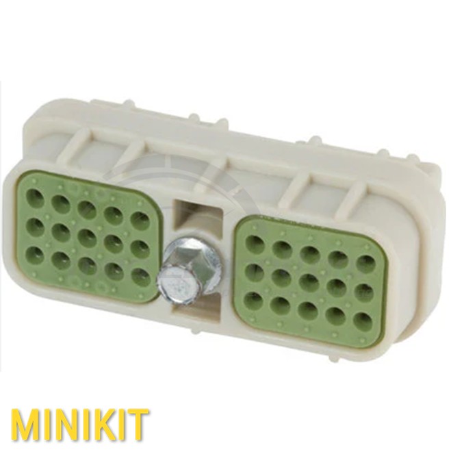 Kit connettore Delphi Metri-Pack serie 150 - 30 vie p.f. bianco - Mes ...