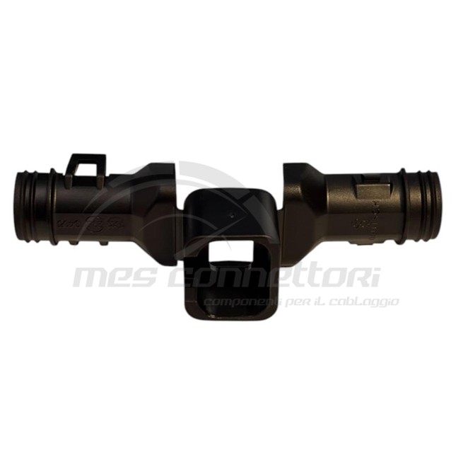 serracavo Deutsch 180° per connettore Dt/at - 4 vie p.f. - tubo corrugato nw 6-7.5-8.5-10