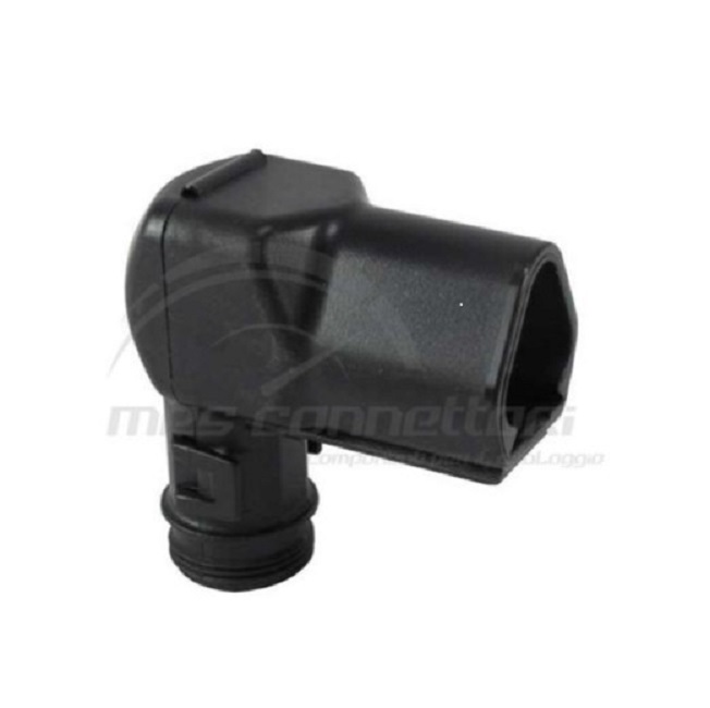 serracavo Deutsch 90° per connettore dt/at - 3 vie p.m. - tubo corrugato nw 6-7.5-8.5-10