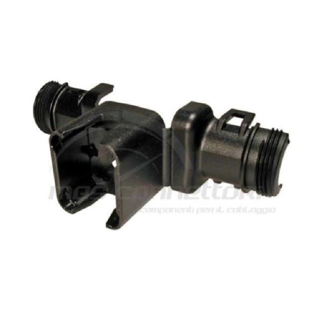 serracavo Deutsch 180° per connettore dt/at - 8 vie p.f. - tubo corrugato nw 8.5-10-13