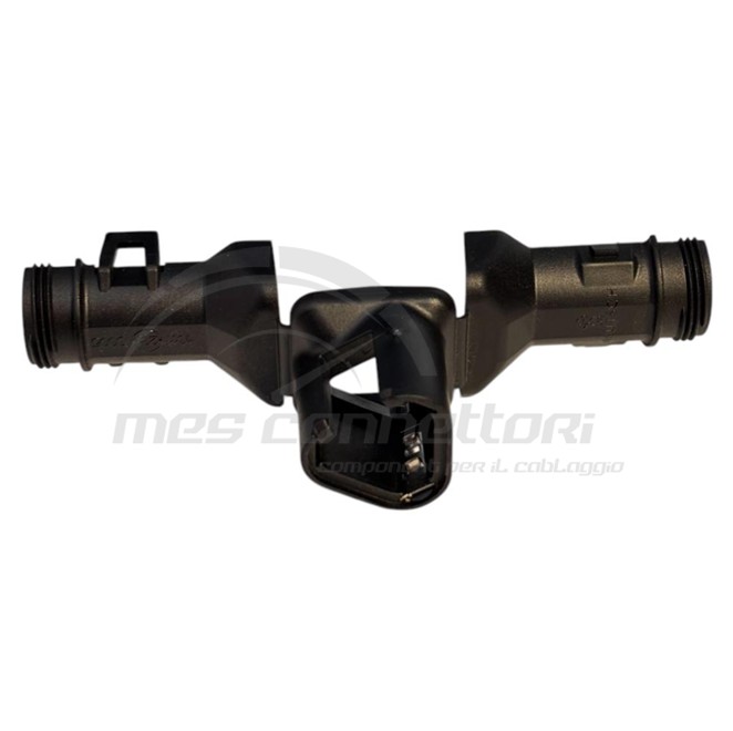 serracavo Deutsch 180° per connettore DT/AT - 3 vie p.f. - tubo corrugato nw 6-7.5-8.5-10