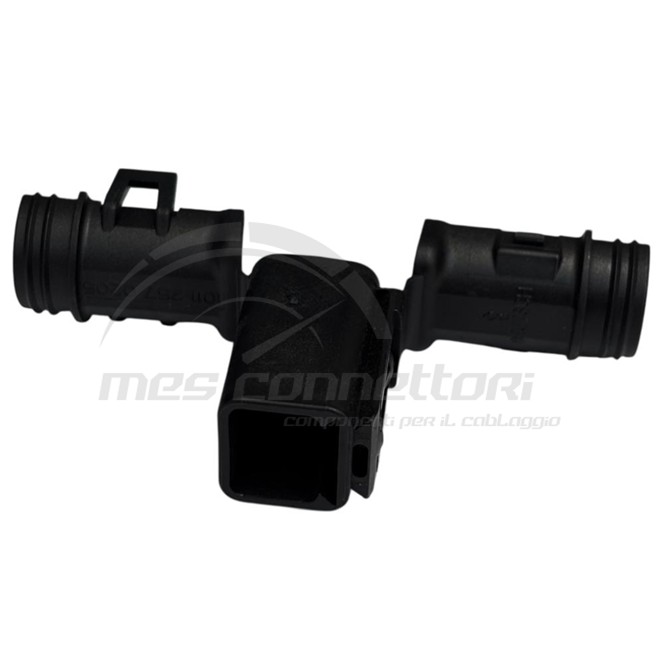 serracavo Deutsch 180° connettore DT/AT - 2 vie p.f. - tubo corrugato nw 6-7.5-8.5-10
